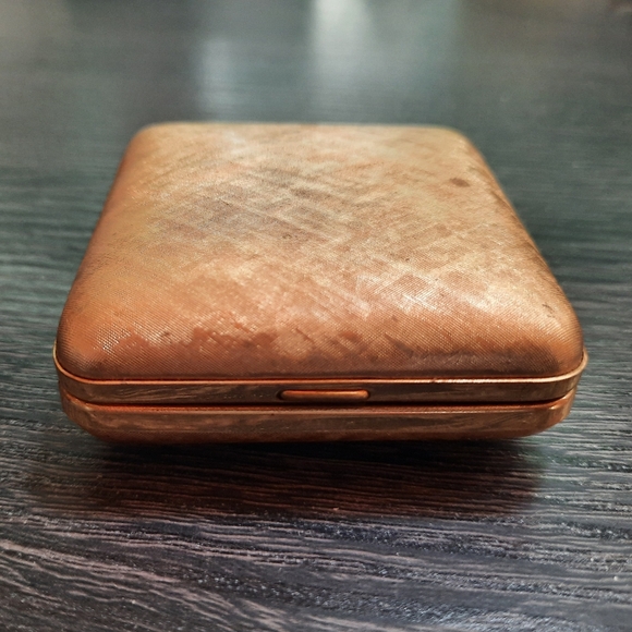 Vintage Seth Thomas Travel Alarm Clock Manual Wind Gold Hard Case Germany - Picture 11 of 16